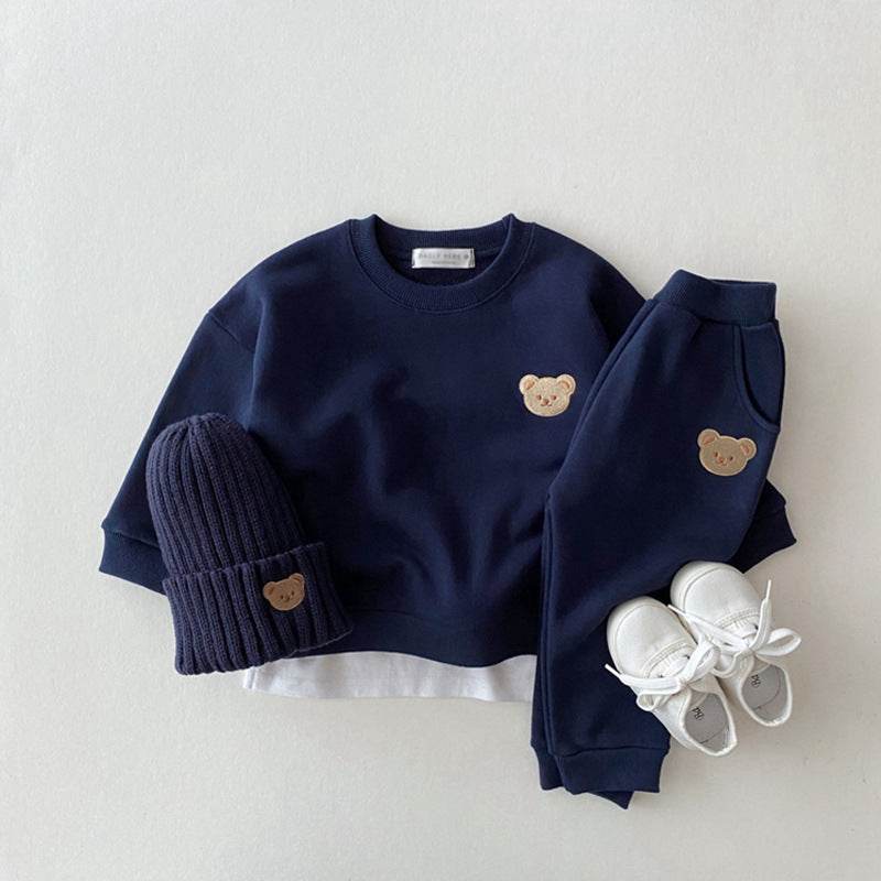 Kids Long Sleeve Two-Piece Set - Blacinshop