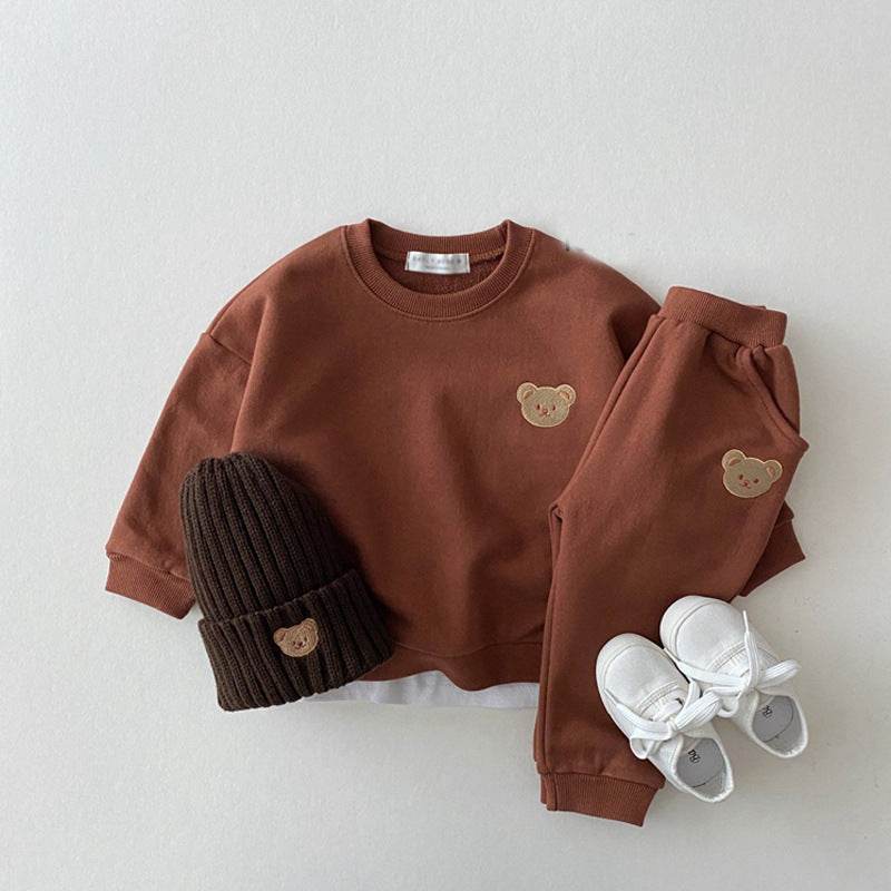 Kids Long Sleeve Two-Piece Set - Blacinshop