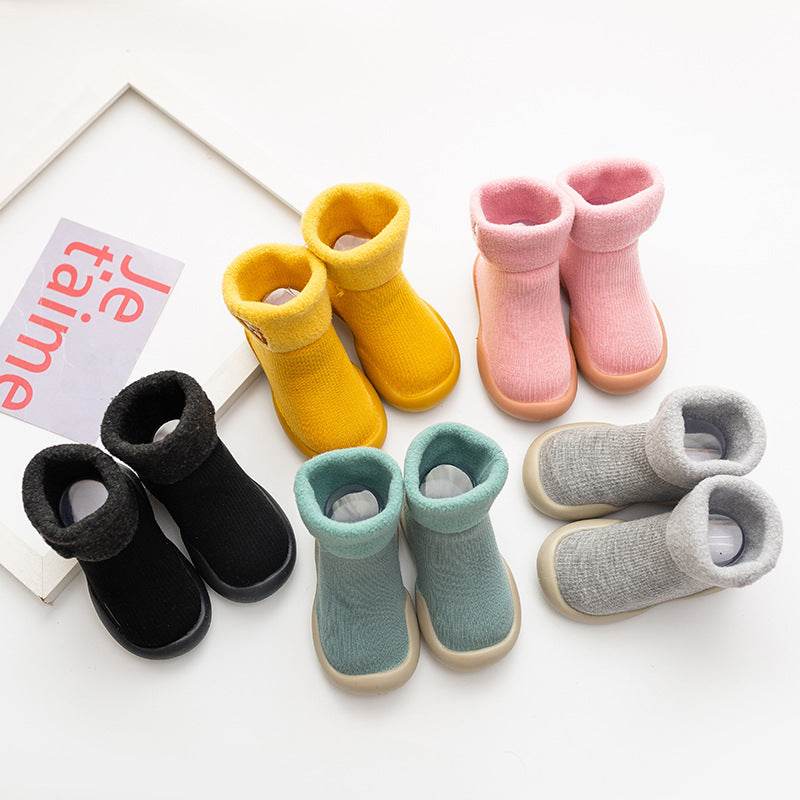 Kids Warm Scock Shoes - Blacinshop