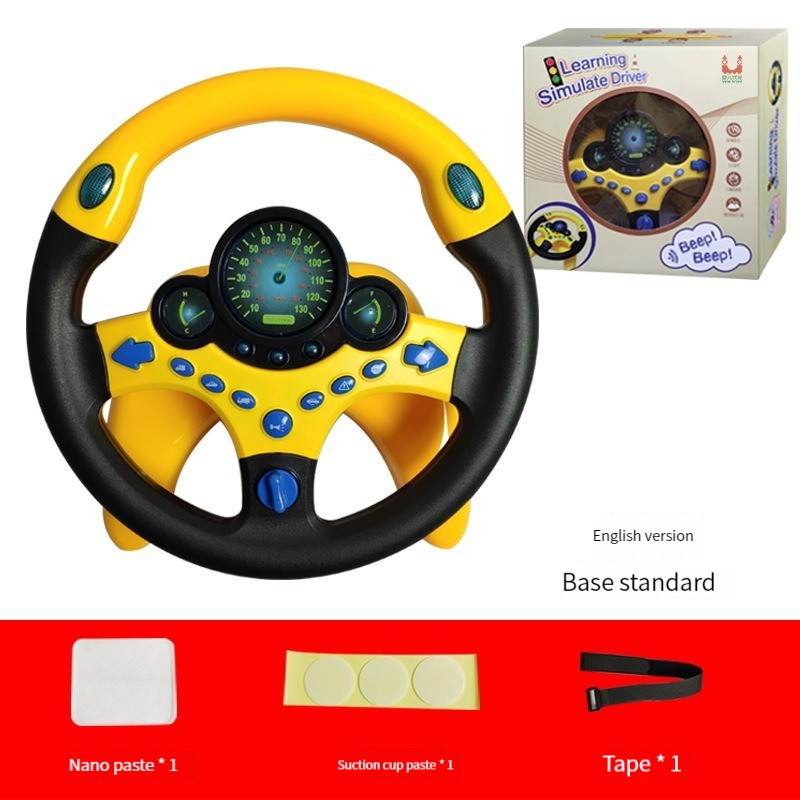 Kids Simulation Steering Wheel - Blacinshop