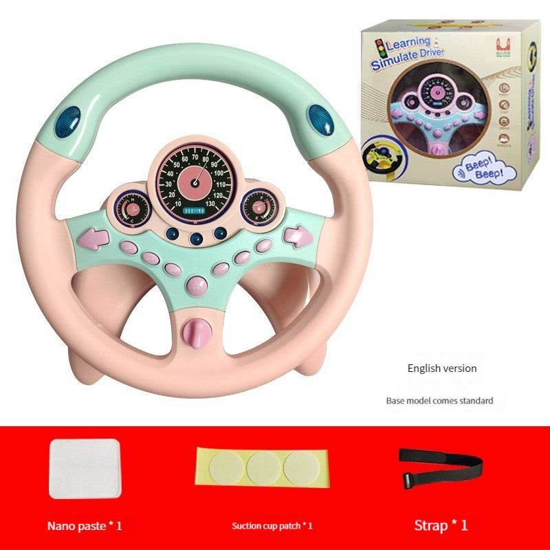 Kids Simulation Steering Wheel - Blacinshop