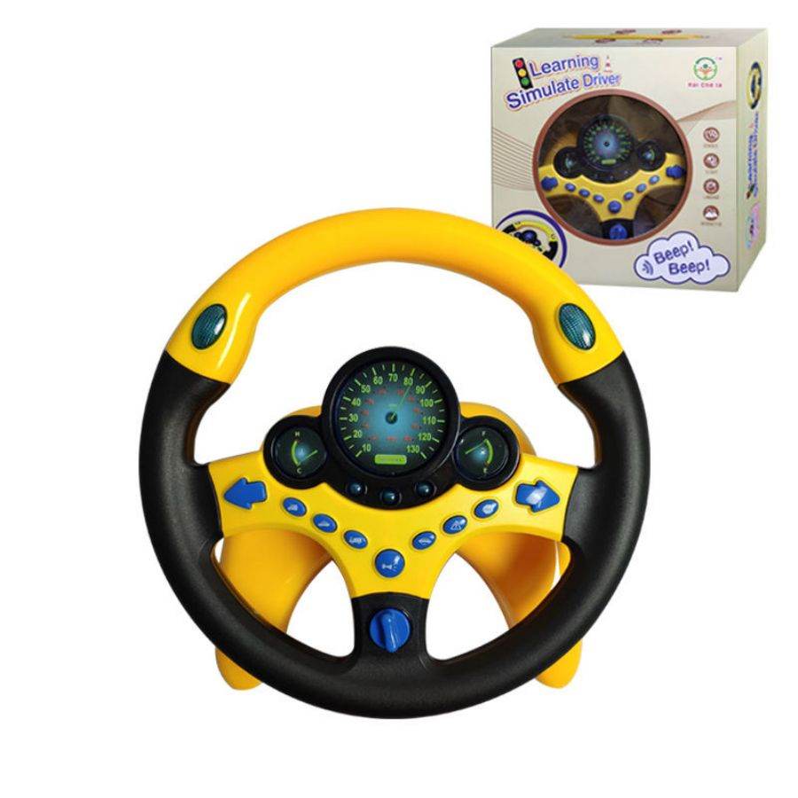 Kids Simulation Steering Wheel - Blacinshop