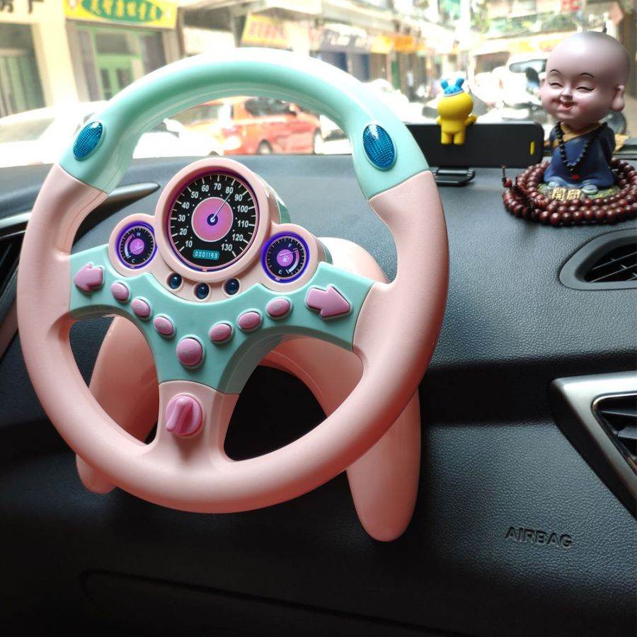 Kids Simulation Steering Wheel - Blacinshop