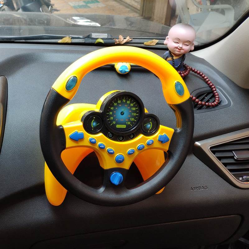 Kids Simulation Steering Wheel - Blacinshop