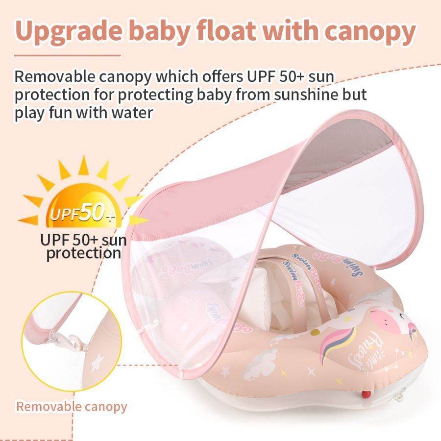 Kids Canopy Swim Ring - Blacinshop