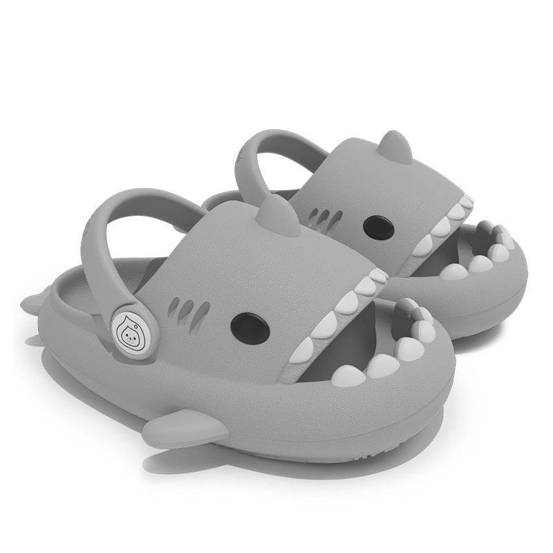Kids Summer Shark Sandals - Blacinshop