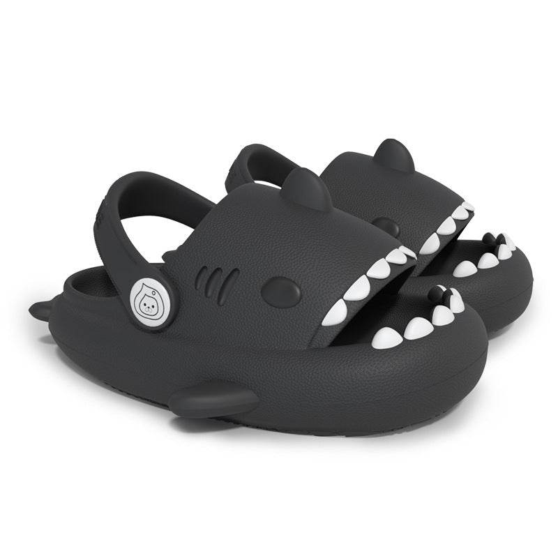 Kids Summer Shark Sandals - Blacinshop