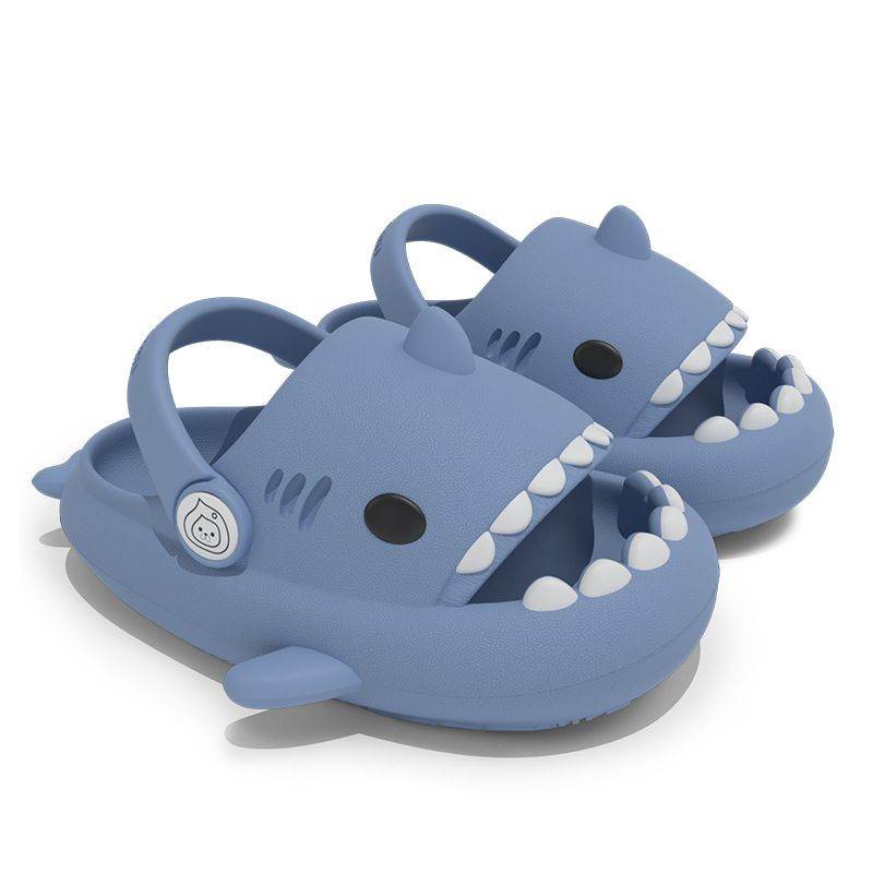 Kids Summer Shark Sandals - Blacinshop
