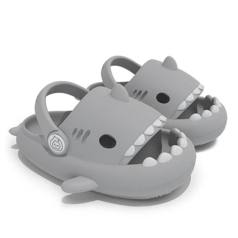 Kids Summer Shark Sandals - Blacinshop