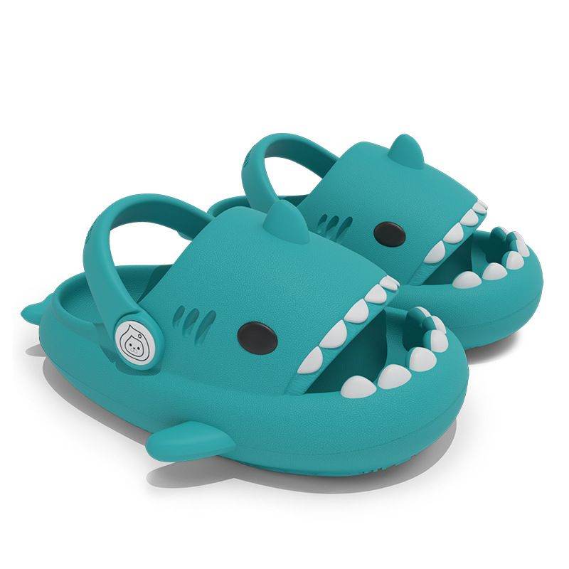 Kids Summer Shark Sandals - Blacinshop