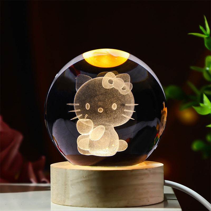 3D Glowing Crystal Ball - Blacinshop