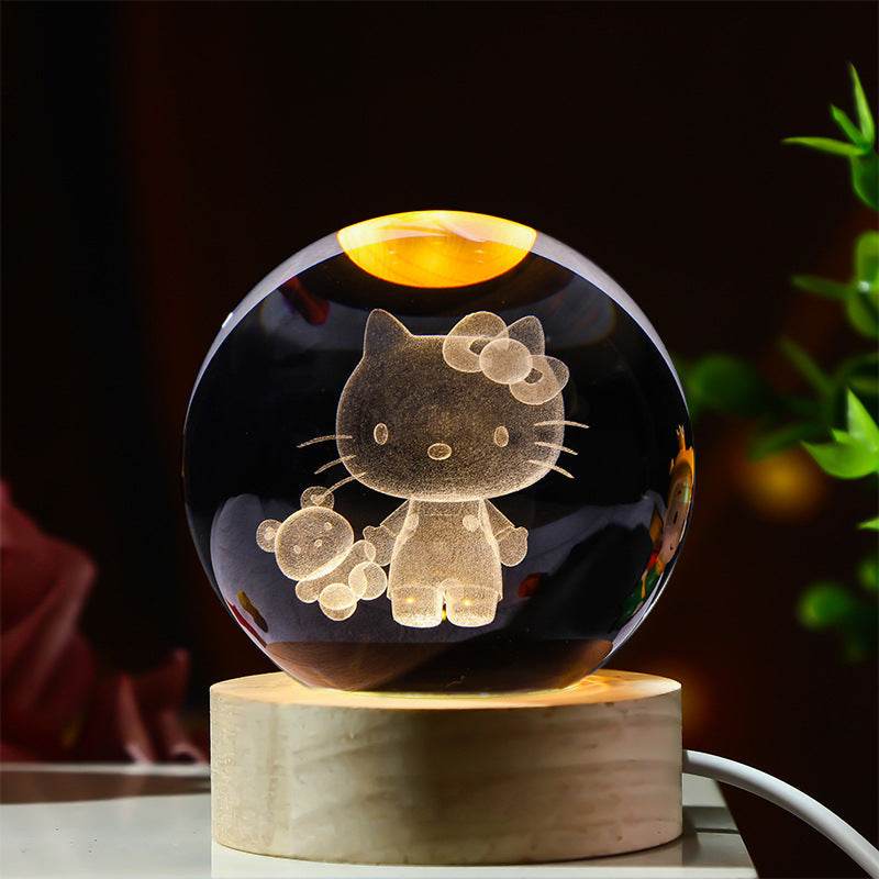 3D Glowing Crystal Ball - Blacinshop