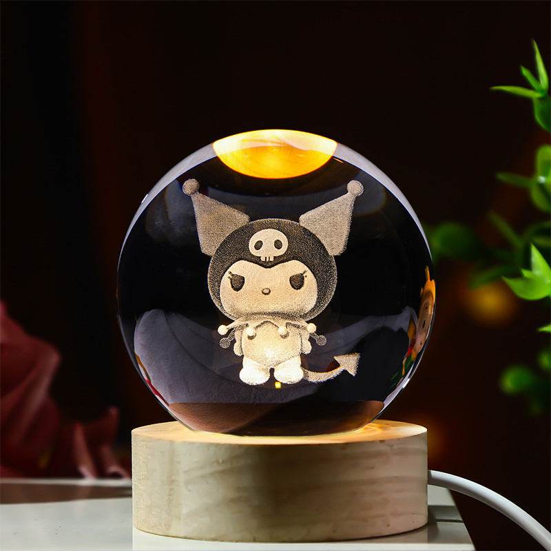 3D Glowing Crystal Ball - Blacinshop