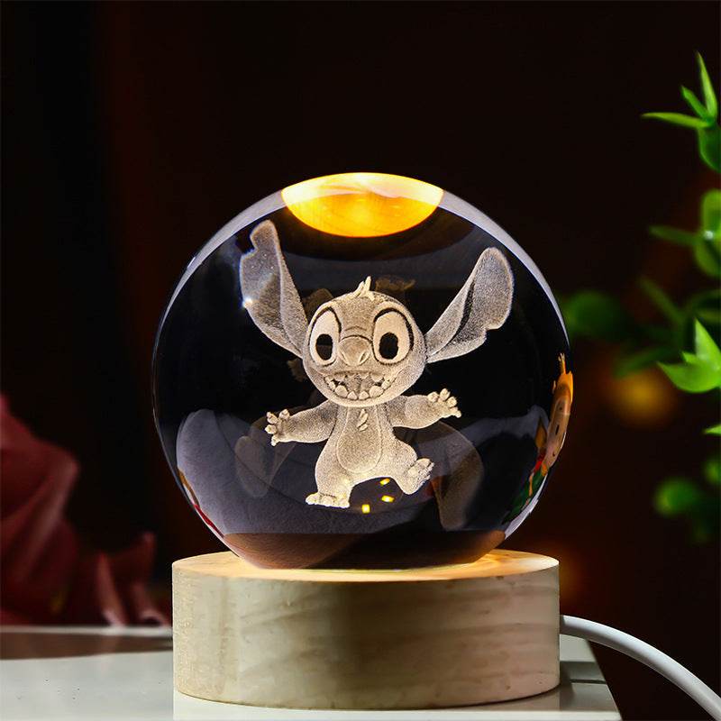3D Glowing Crystal Ball - Blacinshop