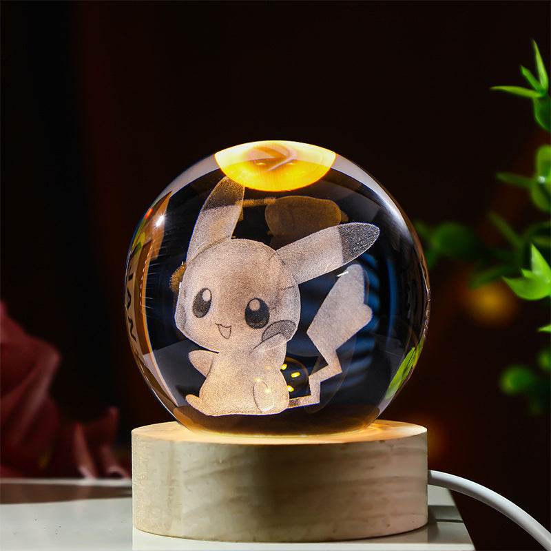 3D Glowing Crystal Ball - Blacinshop