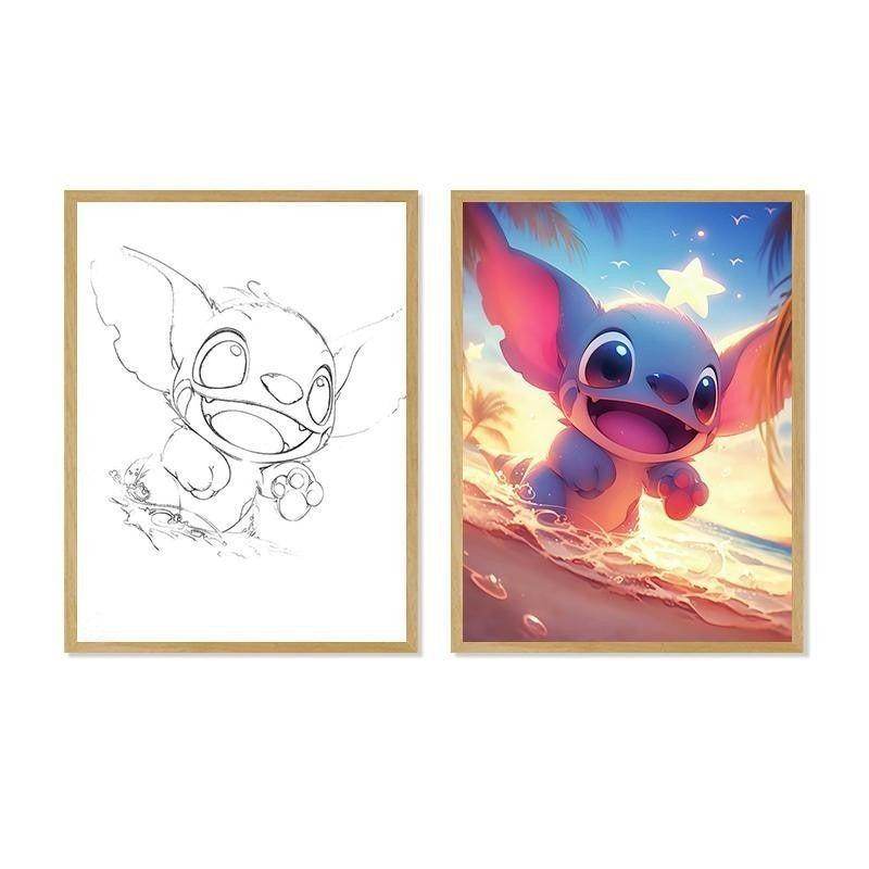 Stilla Lighting Paintings Frame - Blacinshop