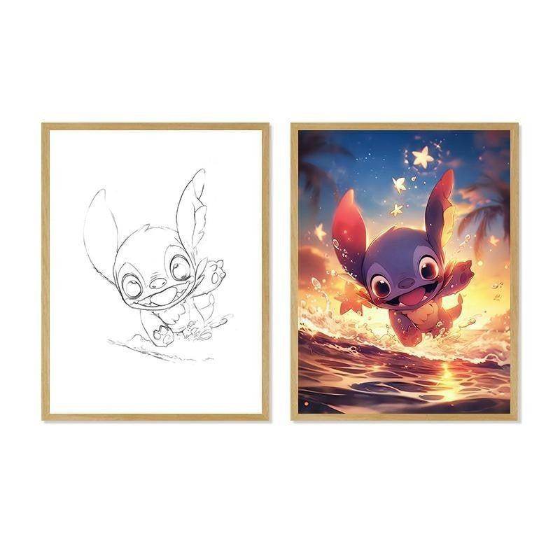 Stilla Lighting Paintings Frame - Blacinshop