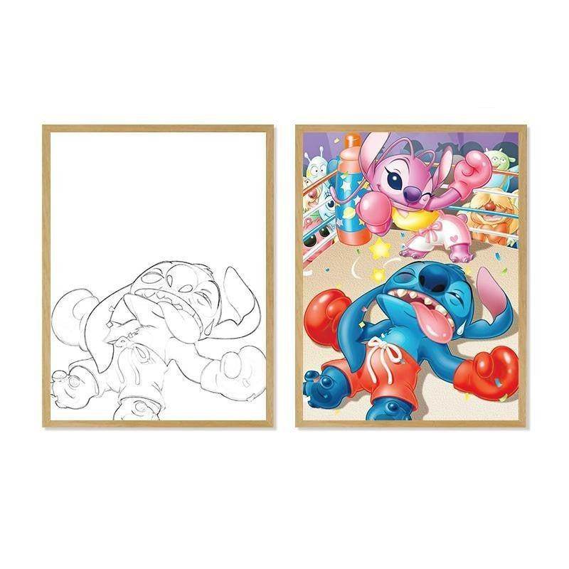 Stilla Lighting Paintings Frame - Blacinshop
