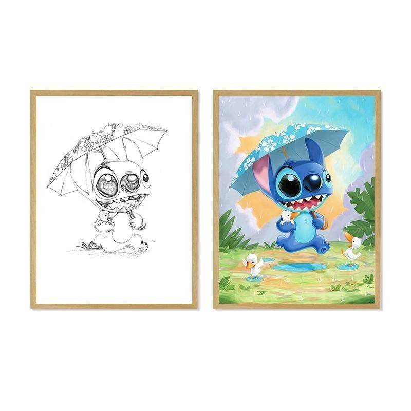 Stilla Lighting Paintings Frame - Blacinshop