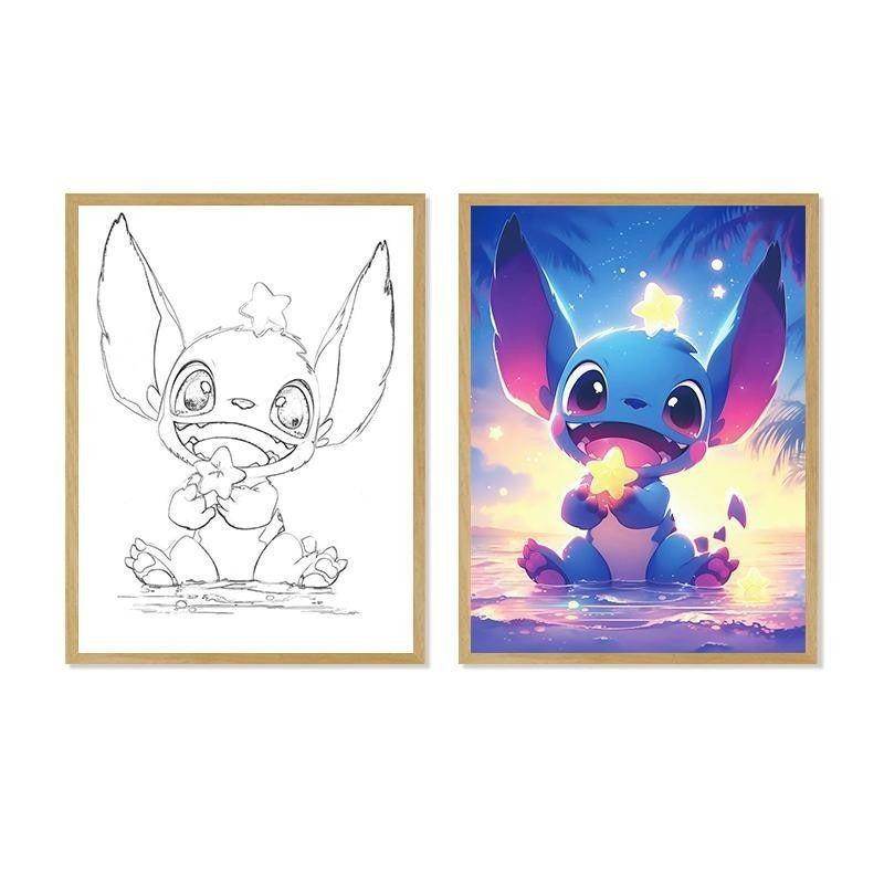 Stilla Lighting Paintings Frame - Blacinshop