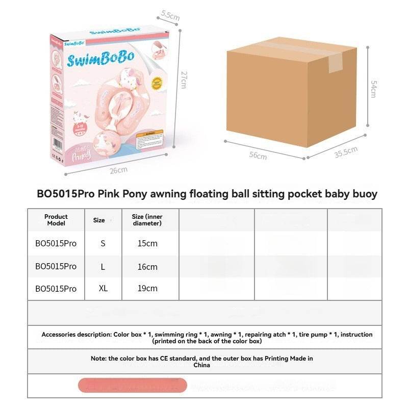 Kids Canopy Swim Ring - Blacinshop