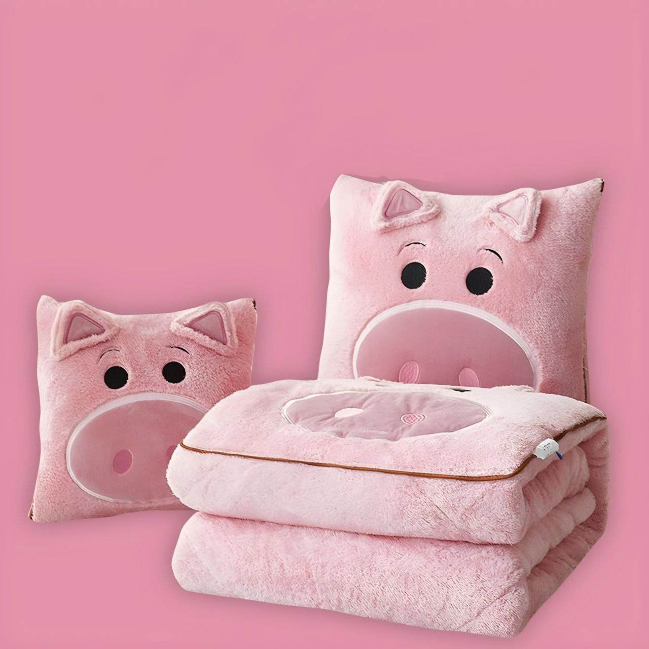 Pillow Blanket 2-in-1 - Blacinshop