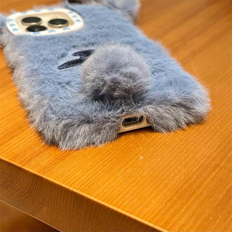 Plush Hand Ear Apple Phone Case - Blacinshop