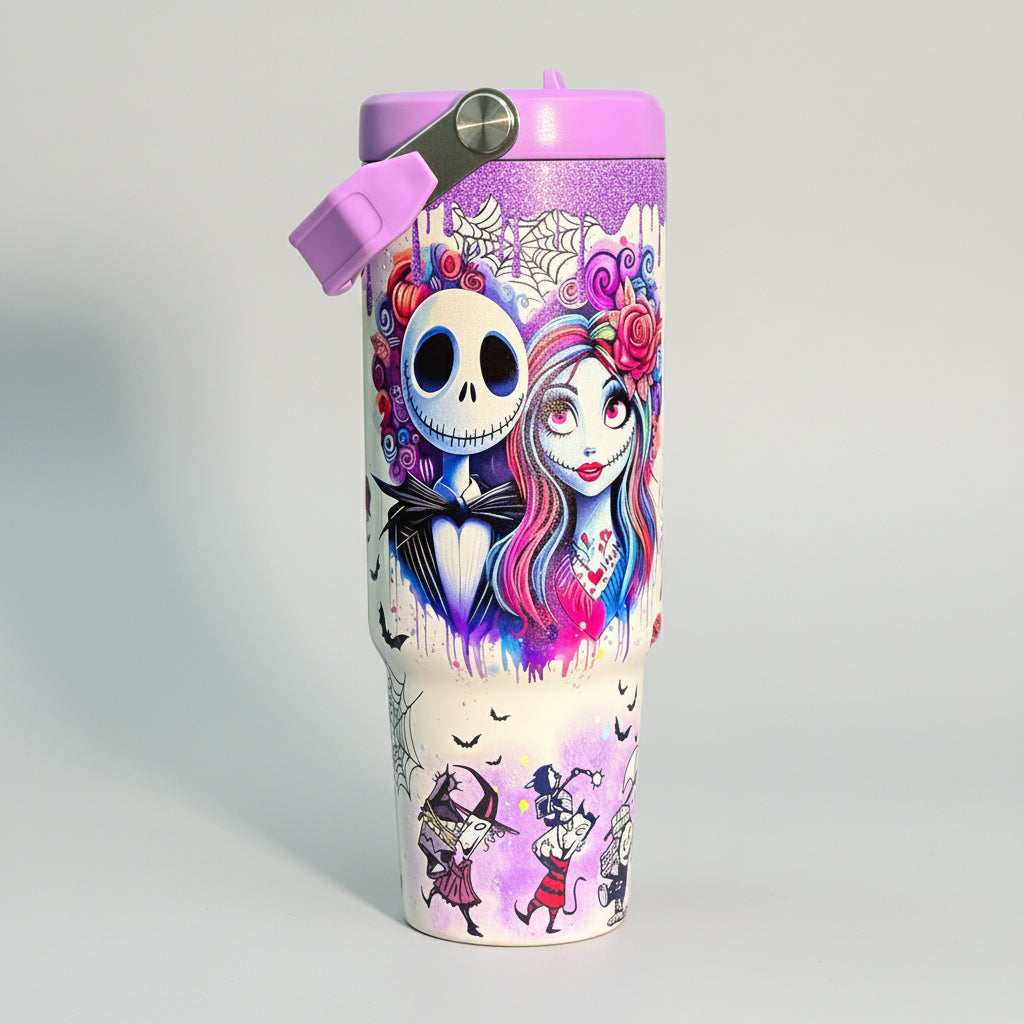 Spooky Romance 40oz Insulated Tumbler - Limited Edition Halloween Collection