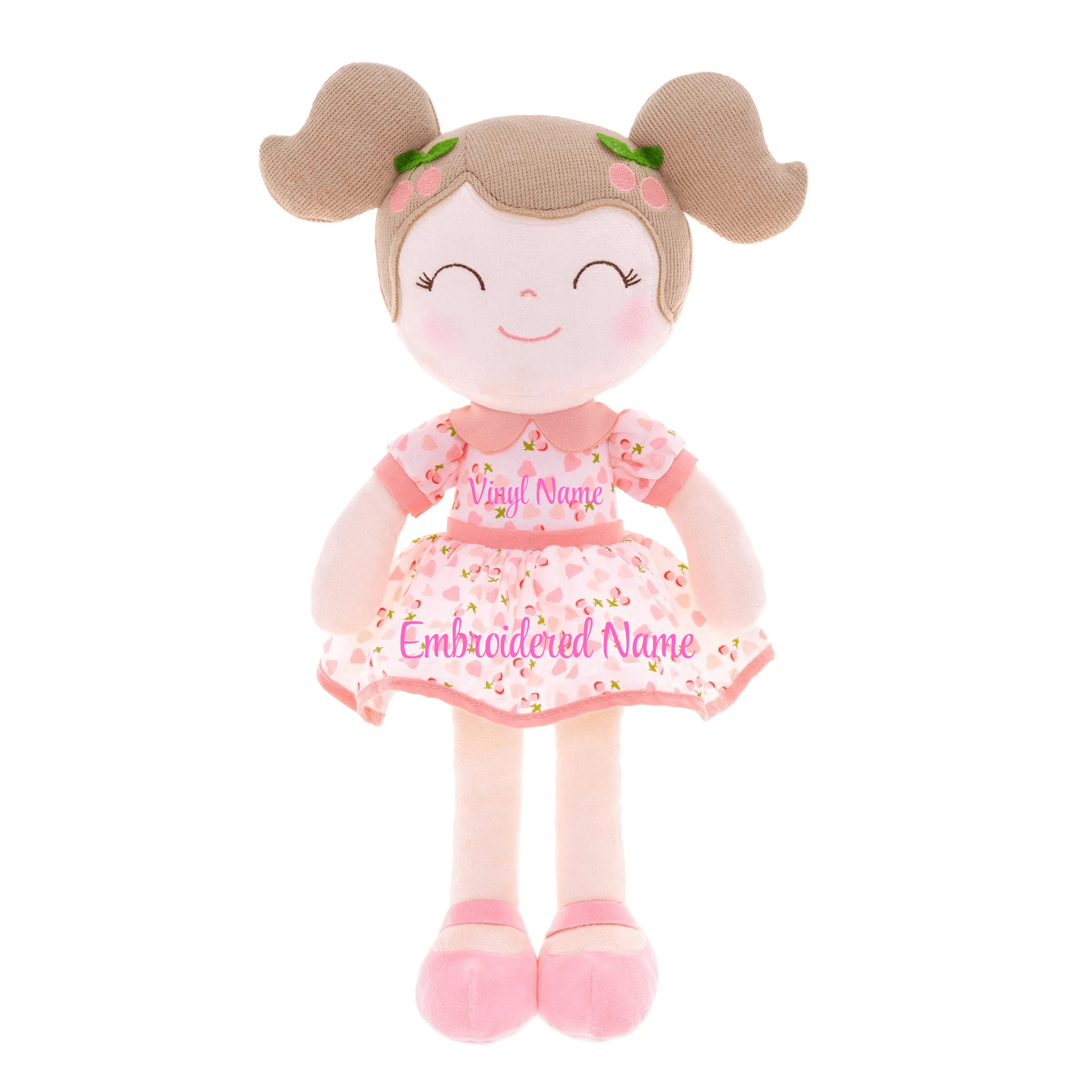 Baby Girl Heartbeat Doll Pink - Blacinshop