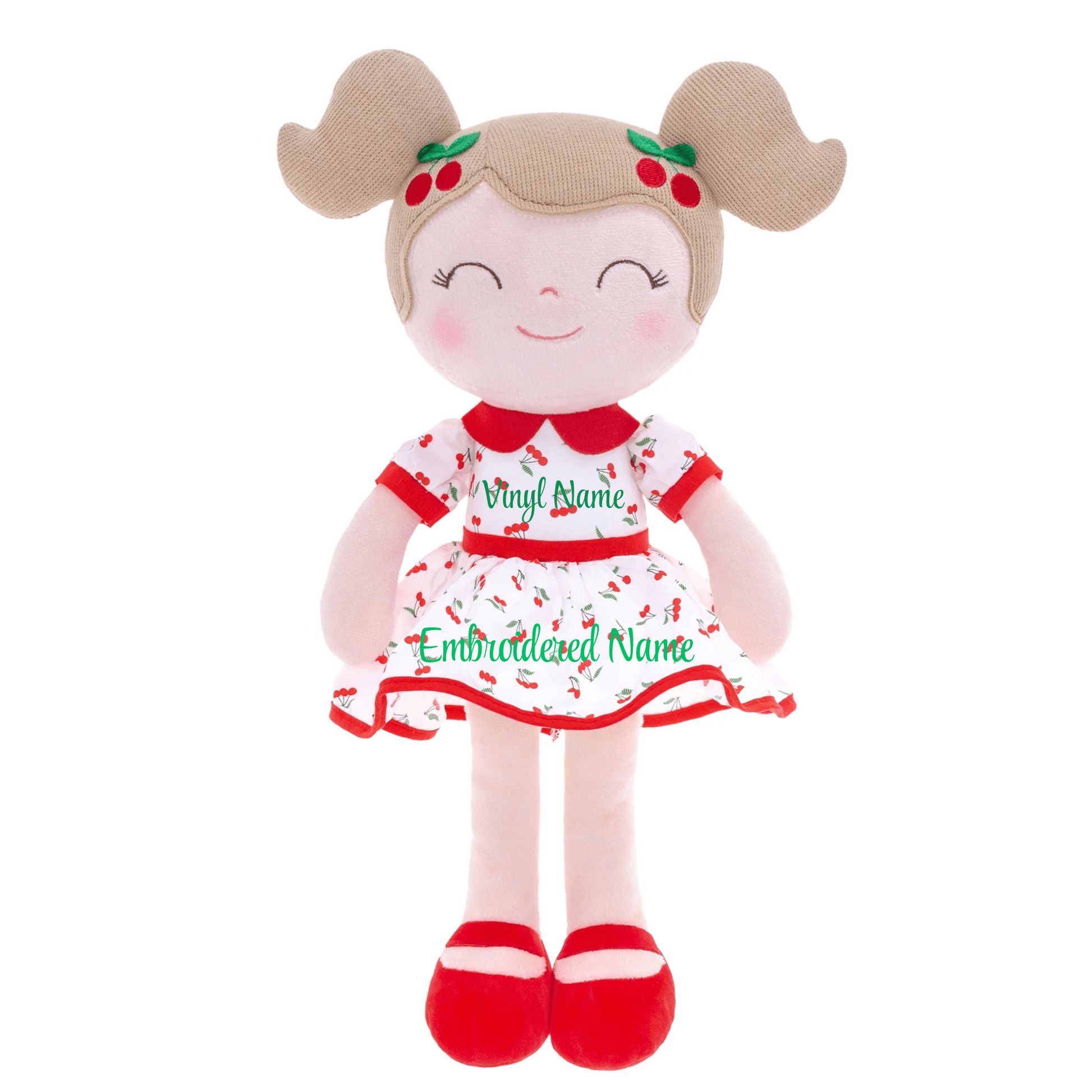 Light Brown Hair & Cherry Dress - Blacinshop