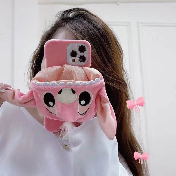 Cute Fluffy Hat Case - Blacinshop