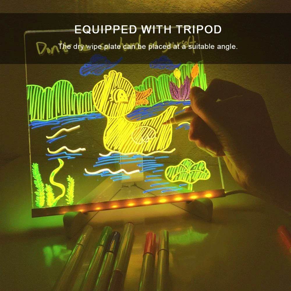 Light-Up Coloring Board 🎨 - Blacinshop