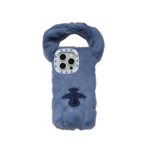Plush Hand Ear Apple Phone Case - Blacinshop