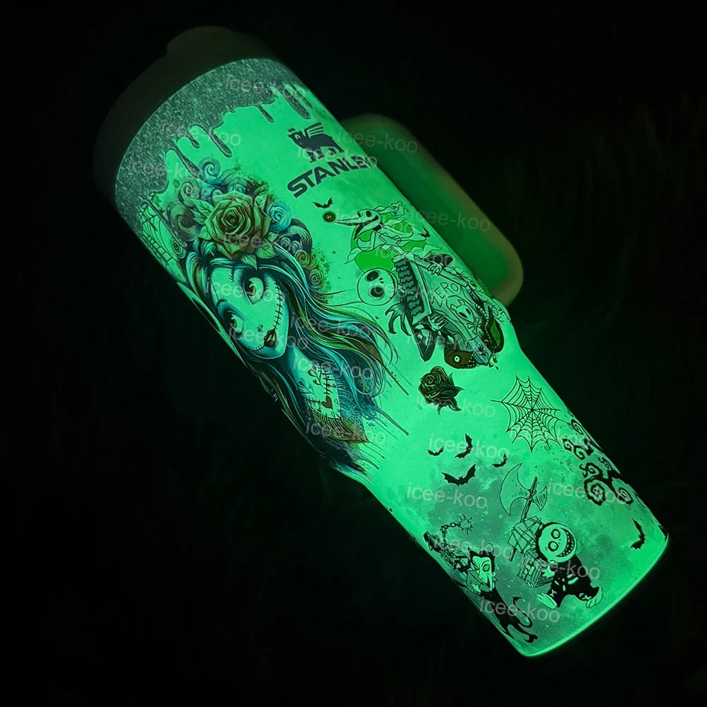 Spooky Romance 40oz Insulated Tumbler - Limited Edition Halloween Collection
