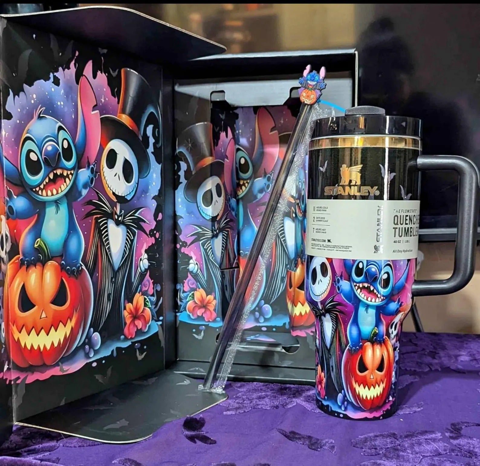40oz Tumbler with Straw & Topper - Limited Edition