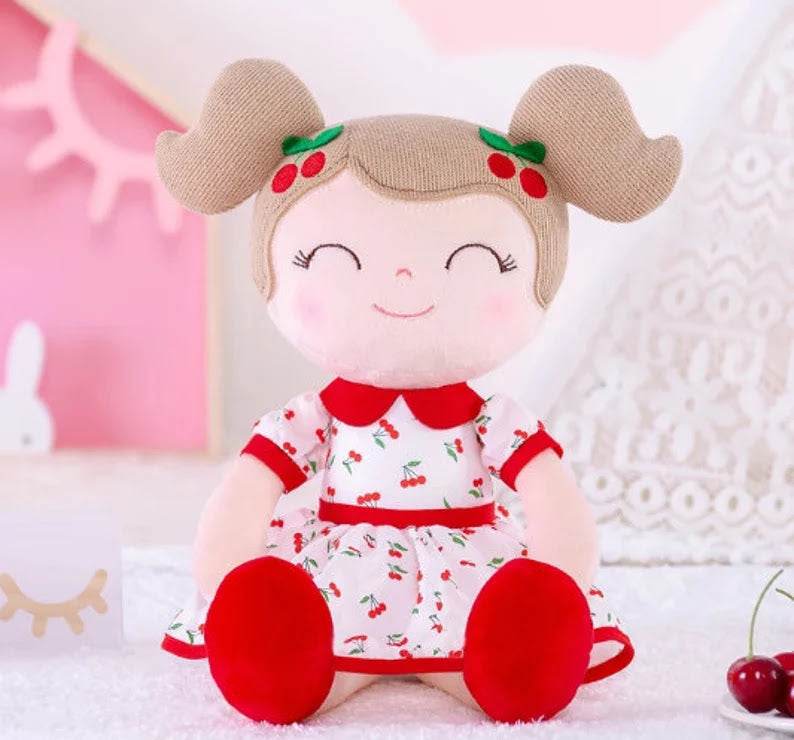 Light Brown Hair & Cherry Dress - Blacinshop