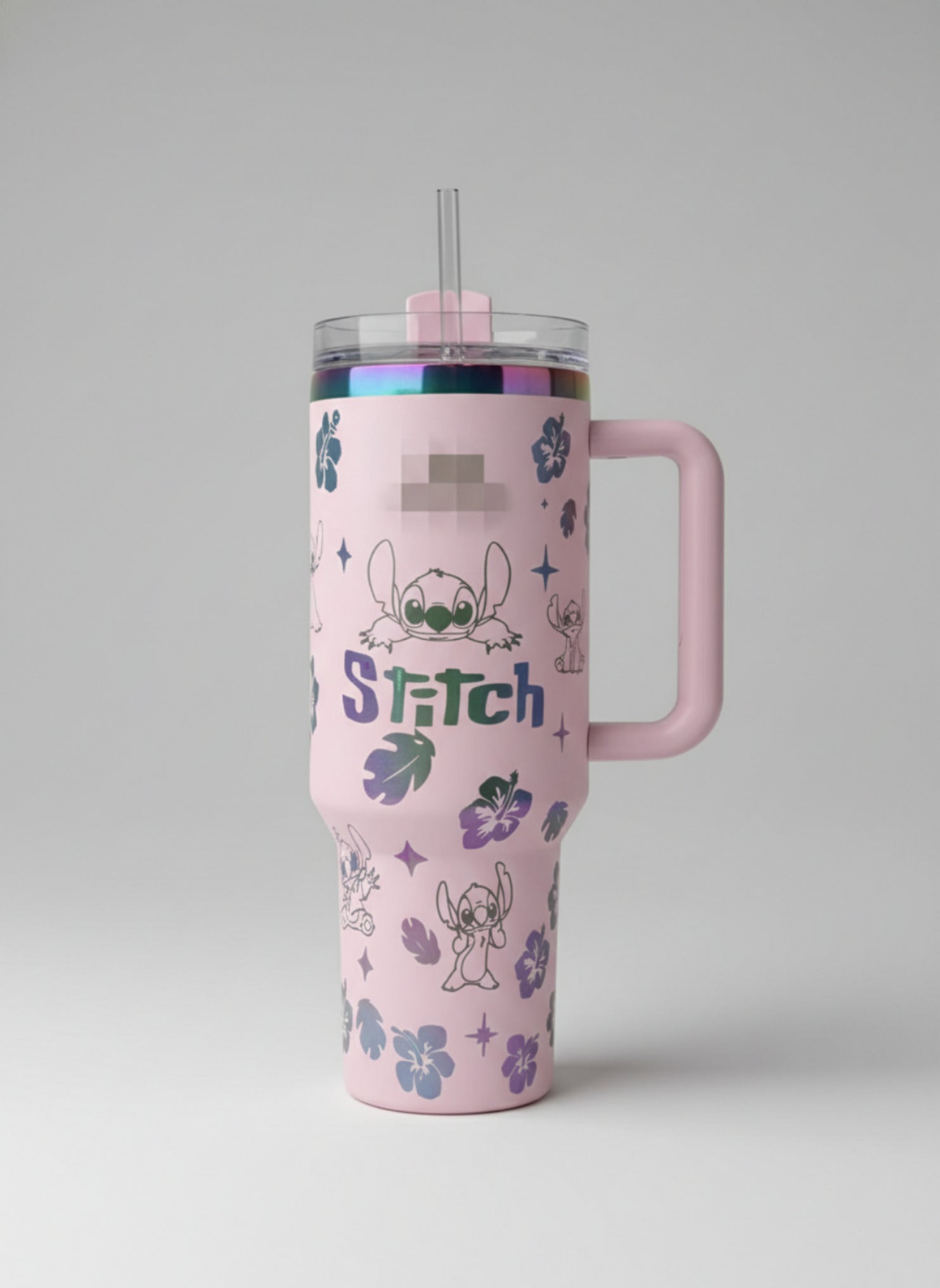 40oz Stainless Steel Tumbler with Handle - Insulated Travel Cup