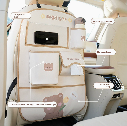 Car Seat Back Storage Rack